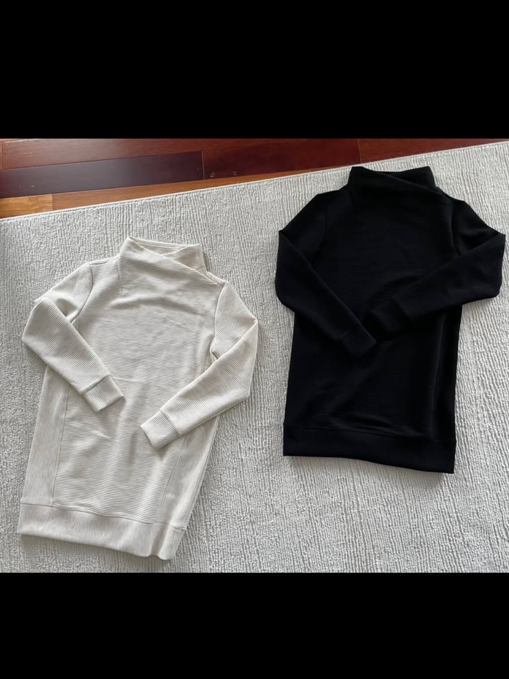 Joe Fresh Active Textured Ribbed Pullover tunic length only washed size small